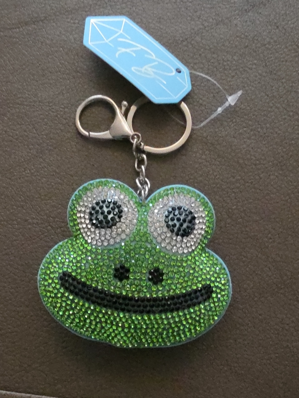 Kids Sparkle Frog Keychain - Picture 1 of 2